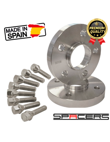 Separadores doble centraje en 4 y 5 tornillos