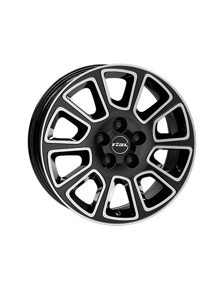 Llanta para furgoneta Rial Transporter black polish