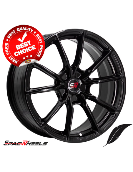 Llanta para coche Spac SW11 Flowforming Glossy Black