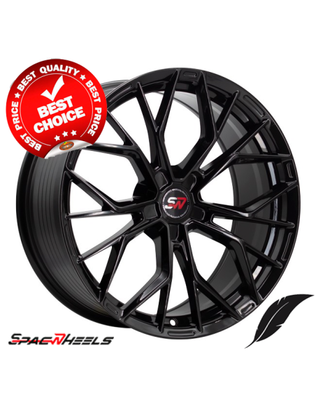 Llanta para coche SPAC PW33 - Glossy Black - Flowforming