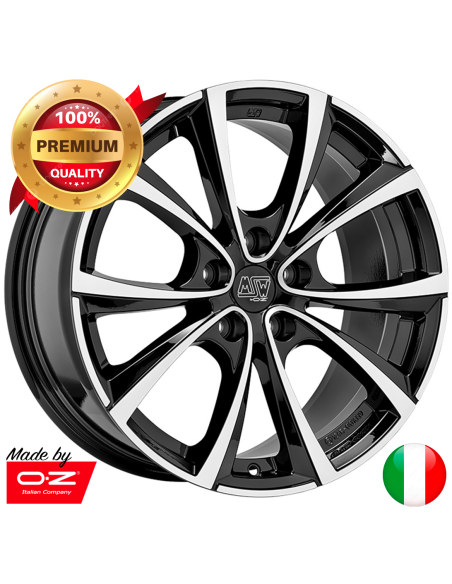 Llanta para coche MSW 27T Negro Brillo Pulido