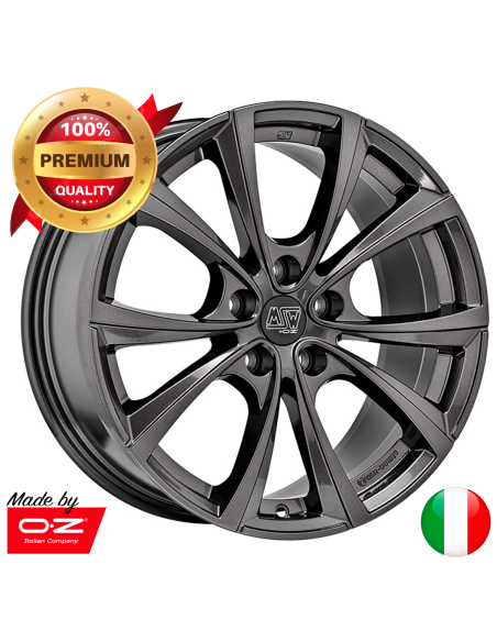 Llanta para coche MSW 27T Gris Oscuro Brillo