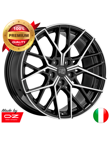 Llanta para coche MSW74 negro pulido