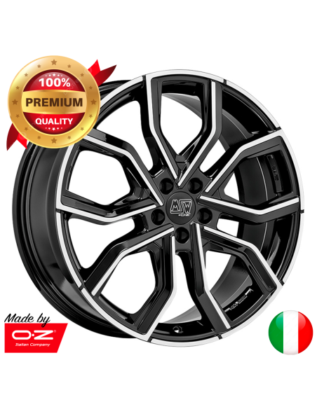 Llanta para coche MSW 41 Negro Brillo Pulido