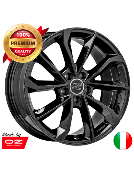 Llanta para coche MSW 42 Negro Brillo