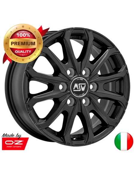 Llanta para Furgoneta MSW 48 VAN 6H Negro Mate