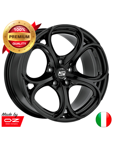 Llanta para coche MSW 82  Negro Brillo