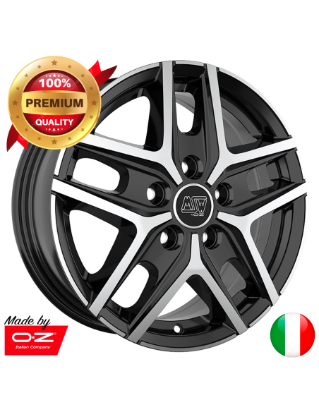 Llanta para coche MSW 40 VAN Negro Brillo Pulido