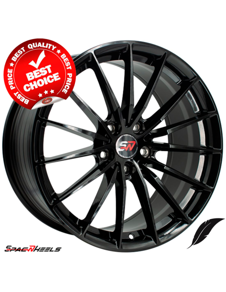 Llanta para coche Spac Sw56 flowform negro brillo
