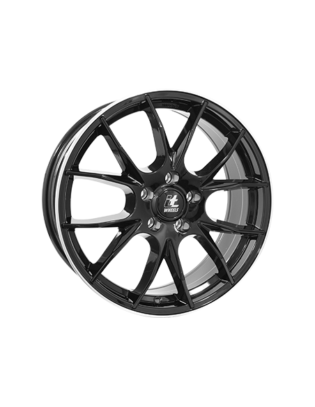 Llanta para coche IT wheels Kira Black aro pulido