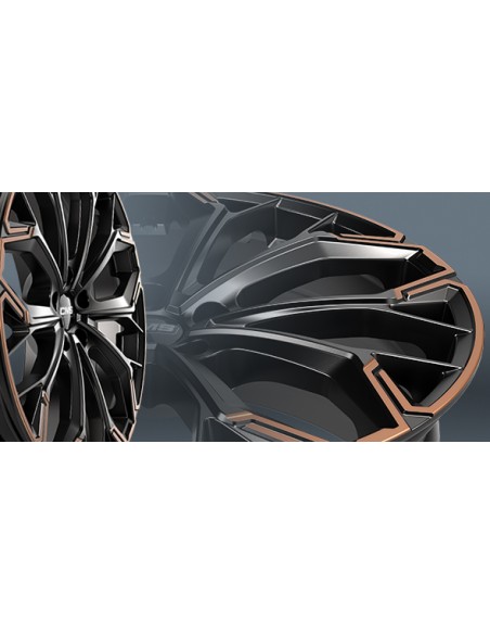 Llantas para coche CMS C37 DBC BRONCE PULIDO