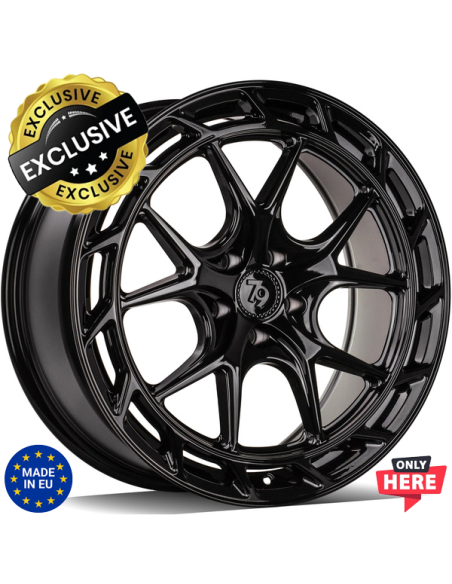 Llantas para coche Seventy9 SCF-W negro brillo