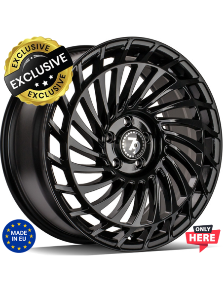 Llantas para coche Seventy9 SCF-K negro brillo