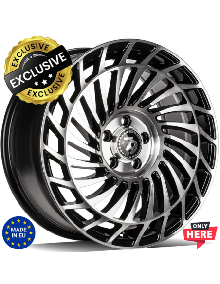 Llantas para coche Seventy9 SCF-K negro pulido