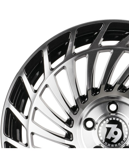 Llantas para coche Seventy9 SCF-K negro pulido