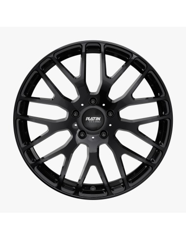 Juego 4 llantas Platin 8x18 para Mercedes negro...