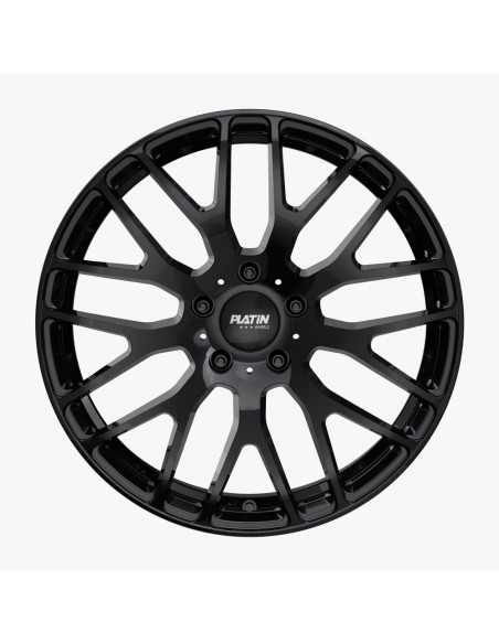 Juego 4 llantas Platin 8x18 para Mercedes negro brillo