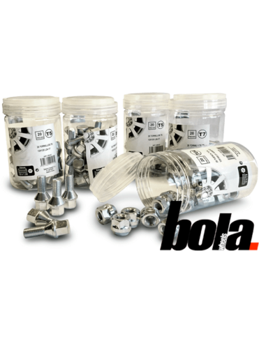 Kit Tornilleria / Tuerca  para llantas BOLA...
