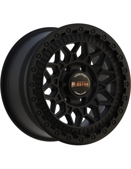 F. BLUSTER 8,5X17 negro mate + 285/75R17 121/118Q BF GOODRICH KM3 + montaje tienda Madrid