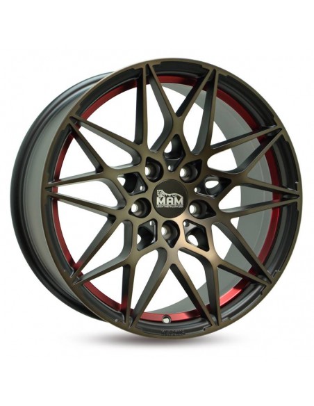 Llanta para coche Mam B2  Bronze + Red