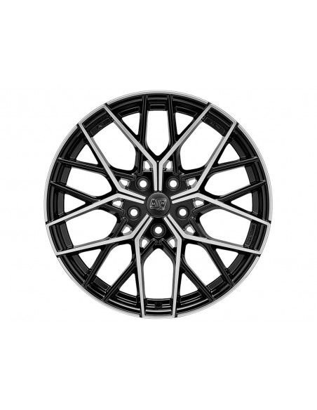 Llanta para coche MSW74 negro pulido