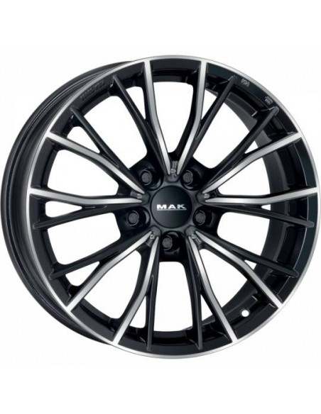 Llanta para coche Mak Mark Black Polished