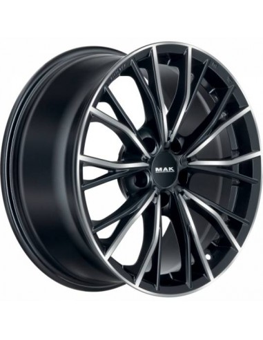Llanta para coche Mak Mark Black Polished