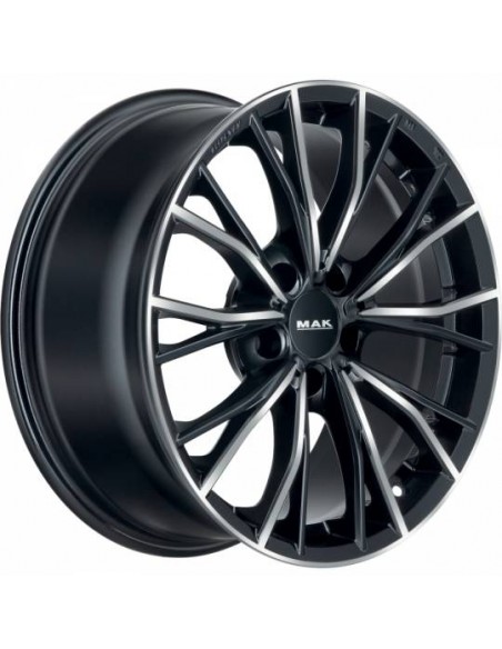 Llanta para coche Mak Mark Black Polished