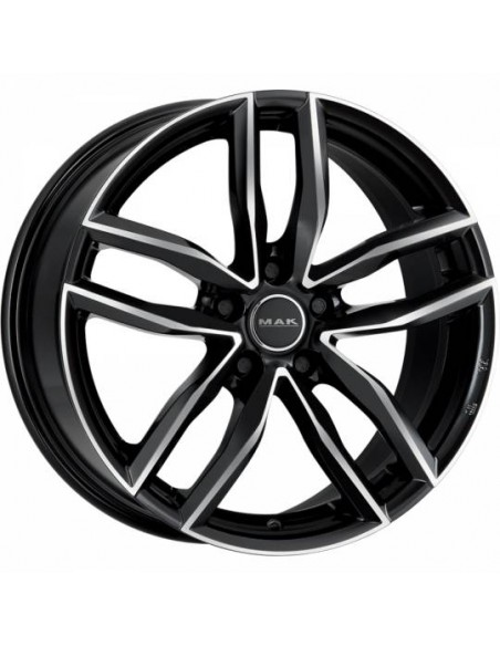 Llanta para coche Mak Sarthe Black Polished