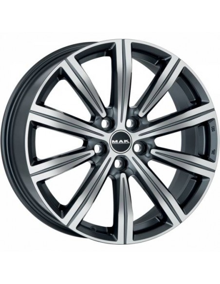 Llanta para coche Mak Birminghan Gunmetal Polished