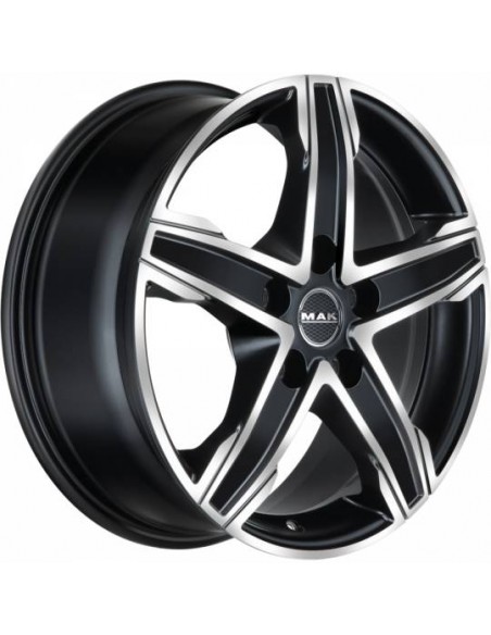 Llanta para furgoneta Mak King 5 Black Polished