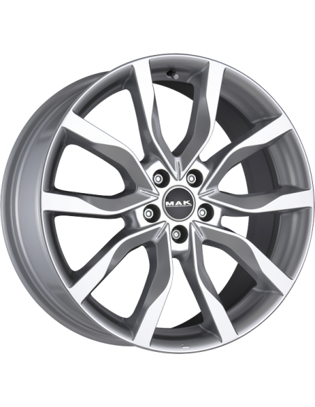 Llanta para coche Mak Highlands Silver
