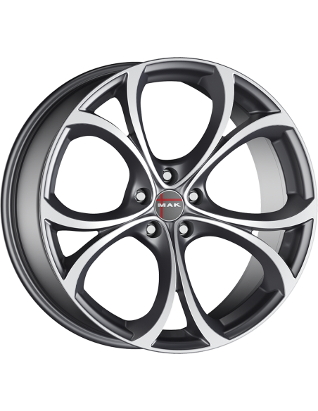 Llanta para coche Mak Lario Gunmetal