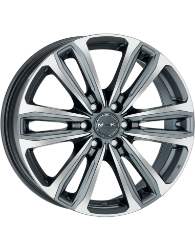 Llanta para coche Mak Safari 6 Gunmetal