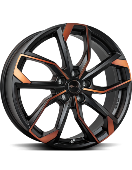 Llanta para coche Brock RC34 Black Orange Matt
