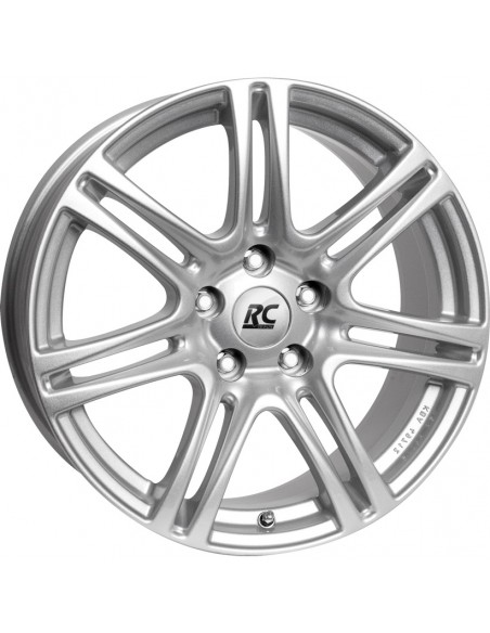 Llanta para coche Brock RC28 Crystal Silver