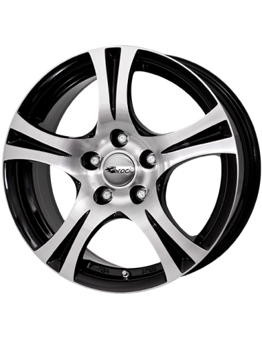 Llanta para coche Brock RC14 Black Pulished