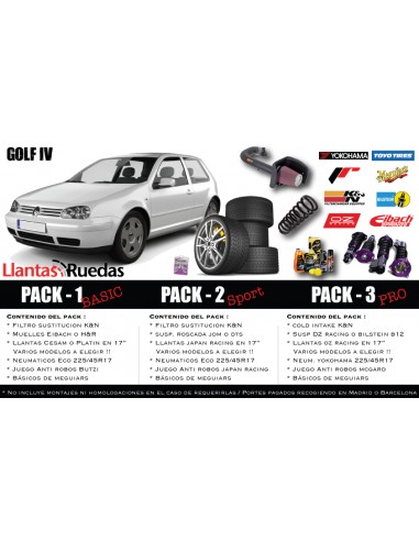 Pack Performance " VW Golf IV "