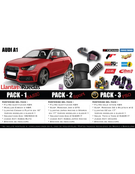 Pack Performance " Audi A1"