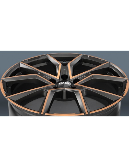 Llanta para coche CMS C33 Cobre diamante