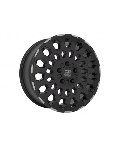 Llanta para furgoneta  MSW 99 VAN Negro Mate Borde Pulido