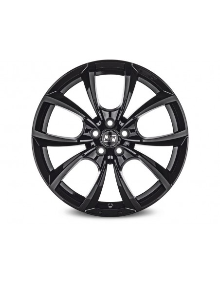 Llanta para coche MSW 27 Negro Brillo