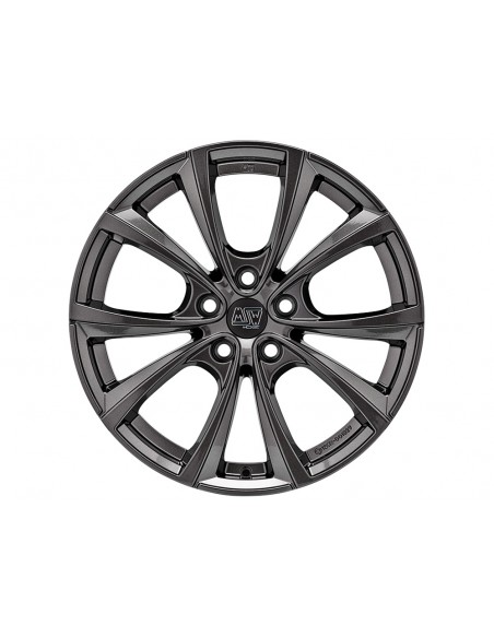 Llanta para coche MSW 27T Gris Oscuro Brillo