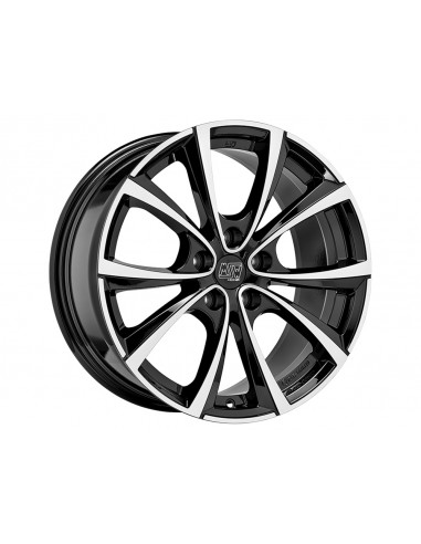 Llanta para coche MSW 27T Negro Brillo Pulido