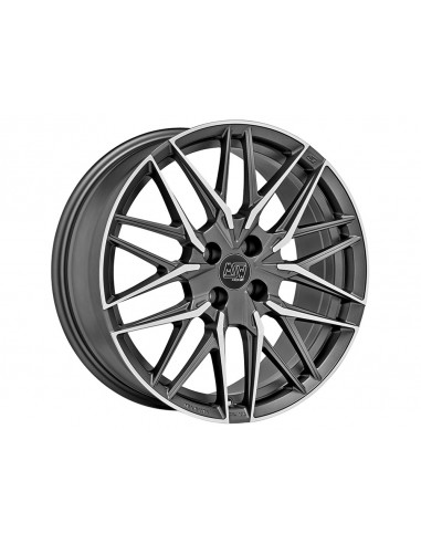 Llanta para coche MSW 50/4 Gun Metal Mate Pulido