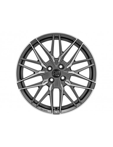 Llanta para coche MSW 50/4 Gun Metal Mate Pulido