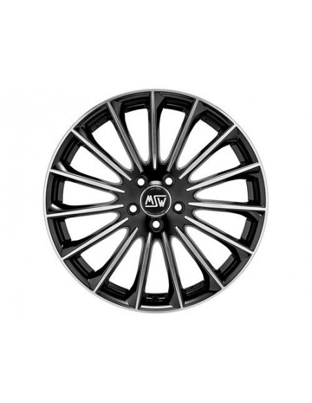 Llanta para coche MSW 30 Negro Brillo Pulido