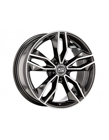 Llanta para coche MSW 71 Gris Oscuro Brillo Pulido