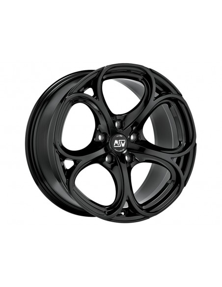Llanta para coche MSW 82  Negro Brillo