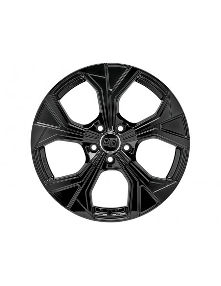 Llanta para coche MSW 43 Negro Brillo